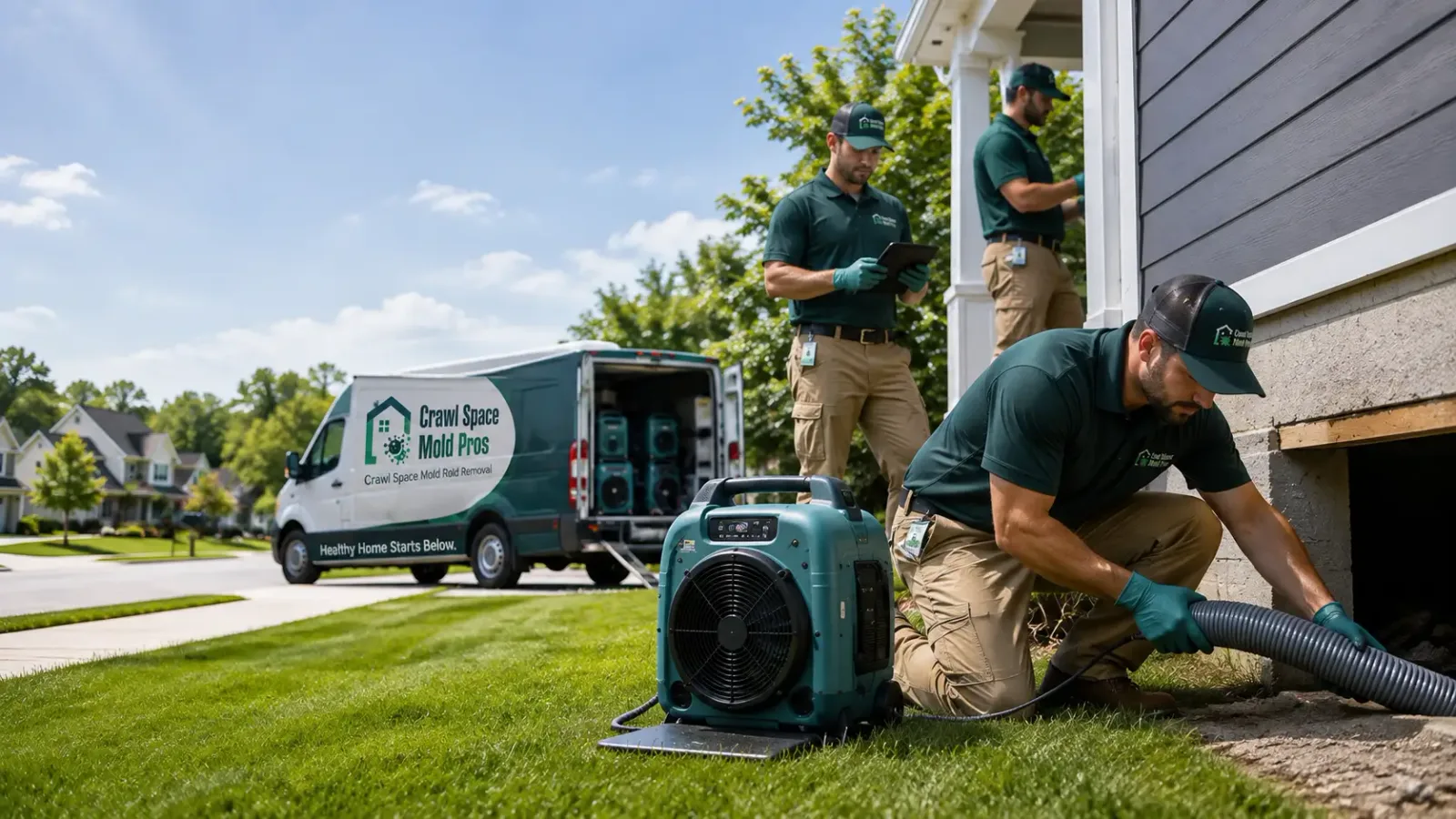 Crawl Space Mold Removal in Cortland, NY